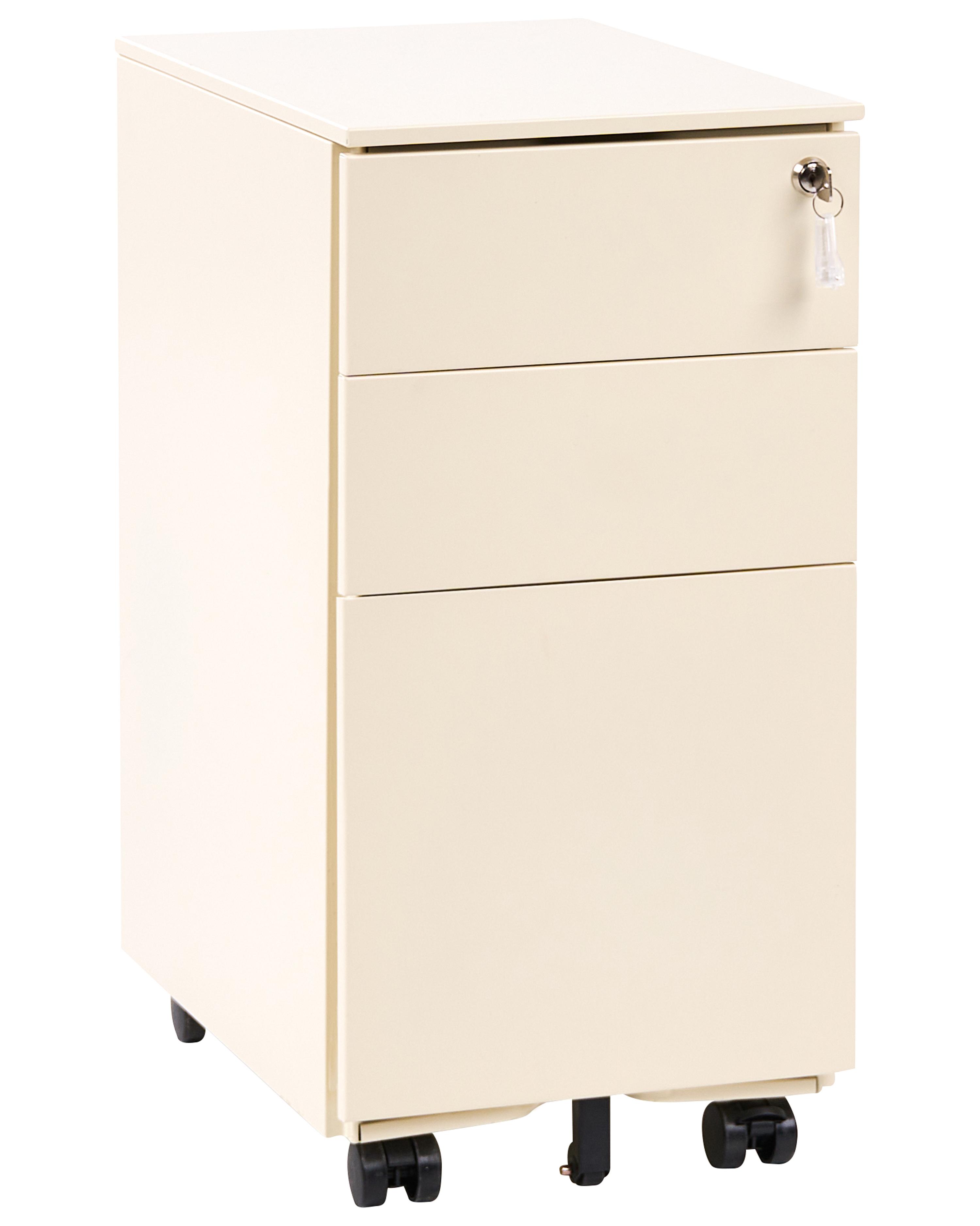 Storage Unit BOLSENA Metal Light Beige