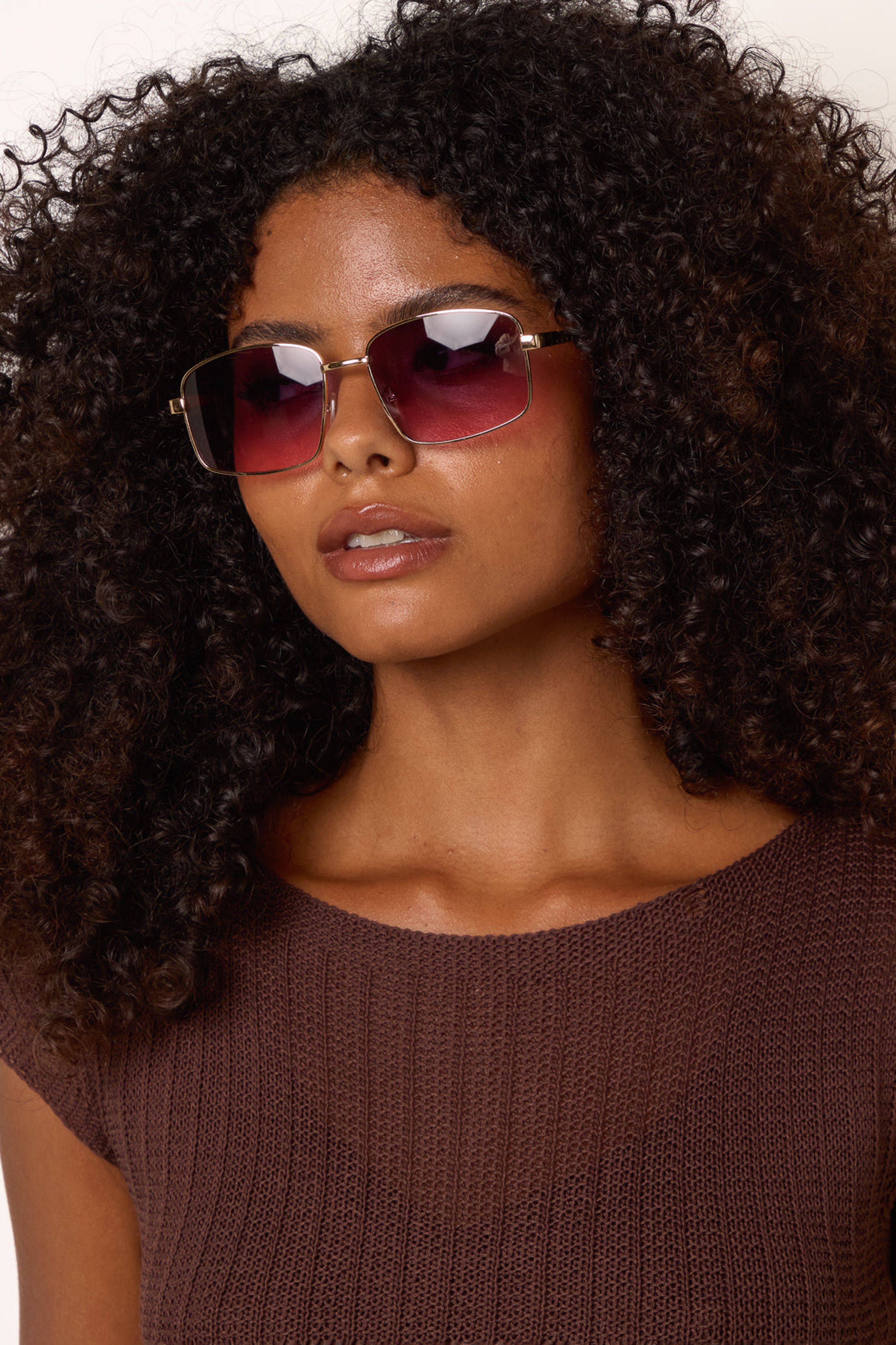 Blue Vanilla Ombre Lens Sunglasses