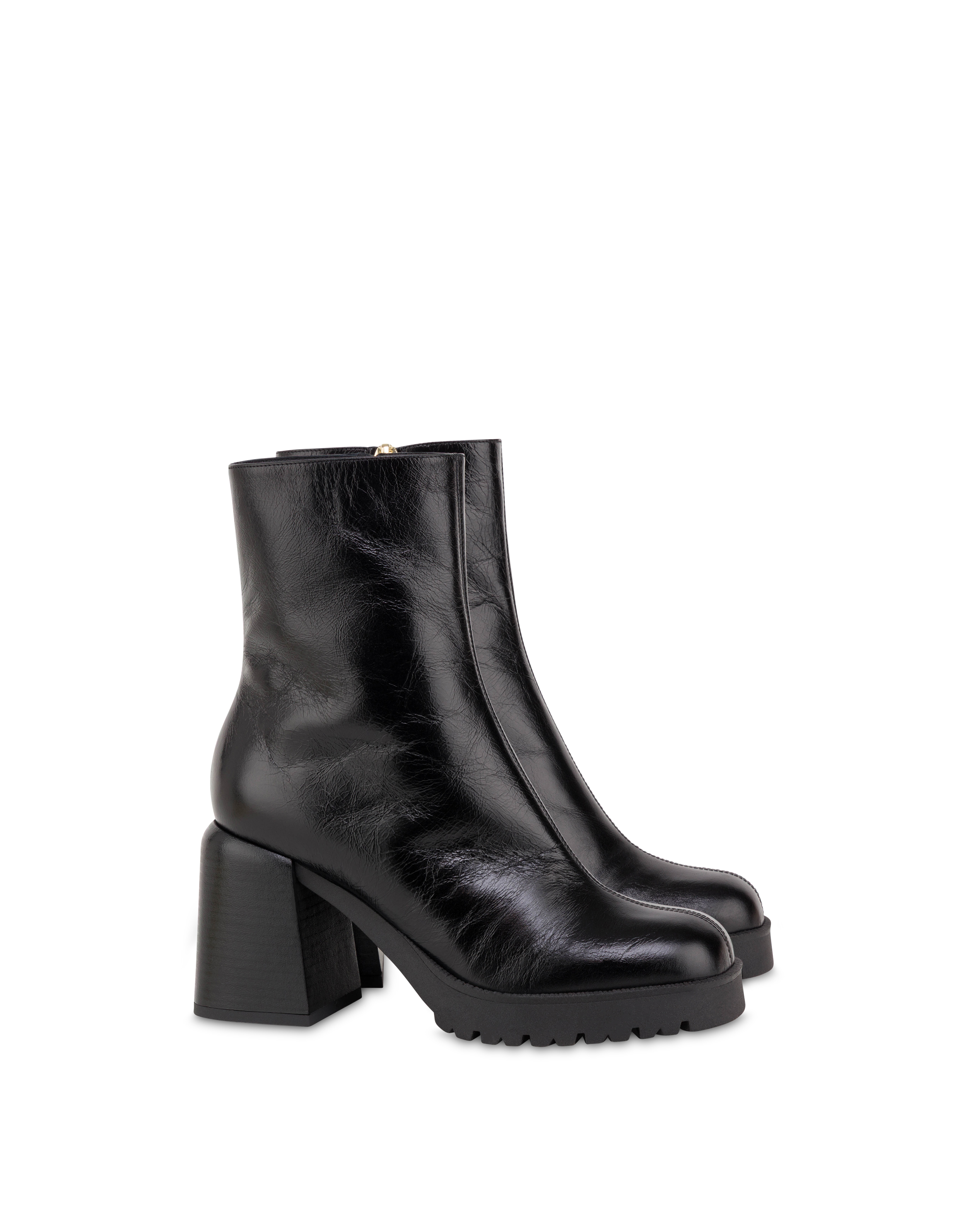 Stivaletto Anna In Vitello Nero