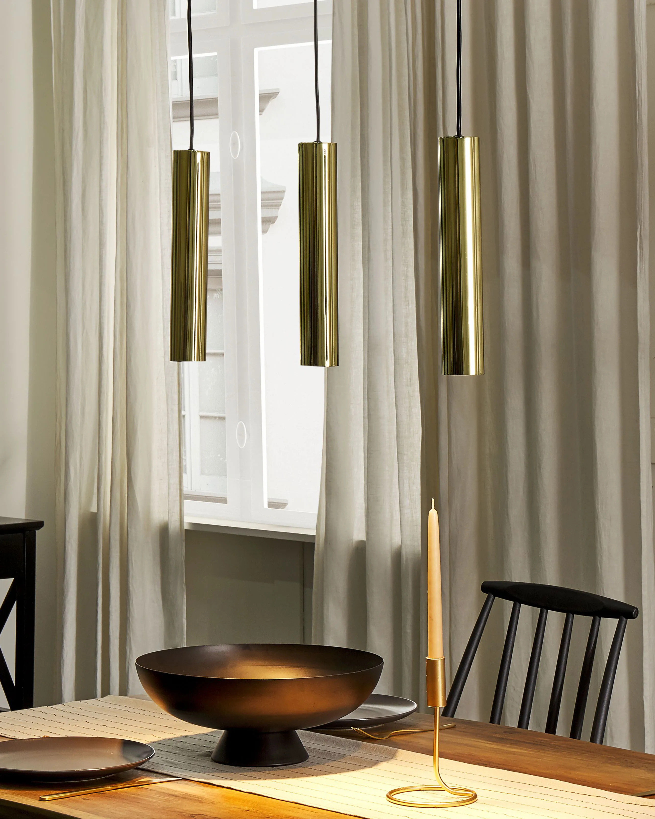 Pendant Lamp BROSNA Metal Brass