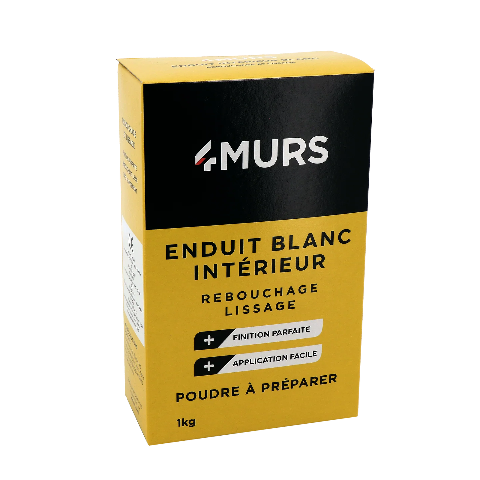 4MURS Enduit de rebouchage et lissage 1 Kg