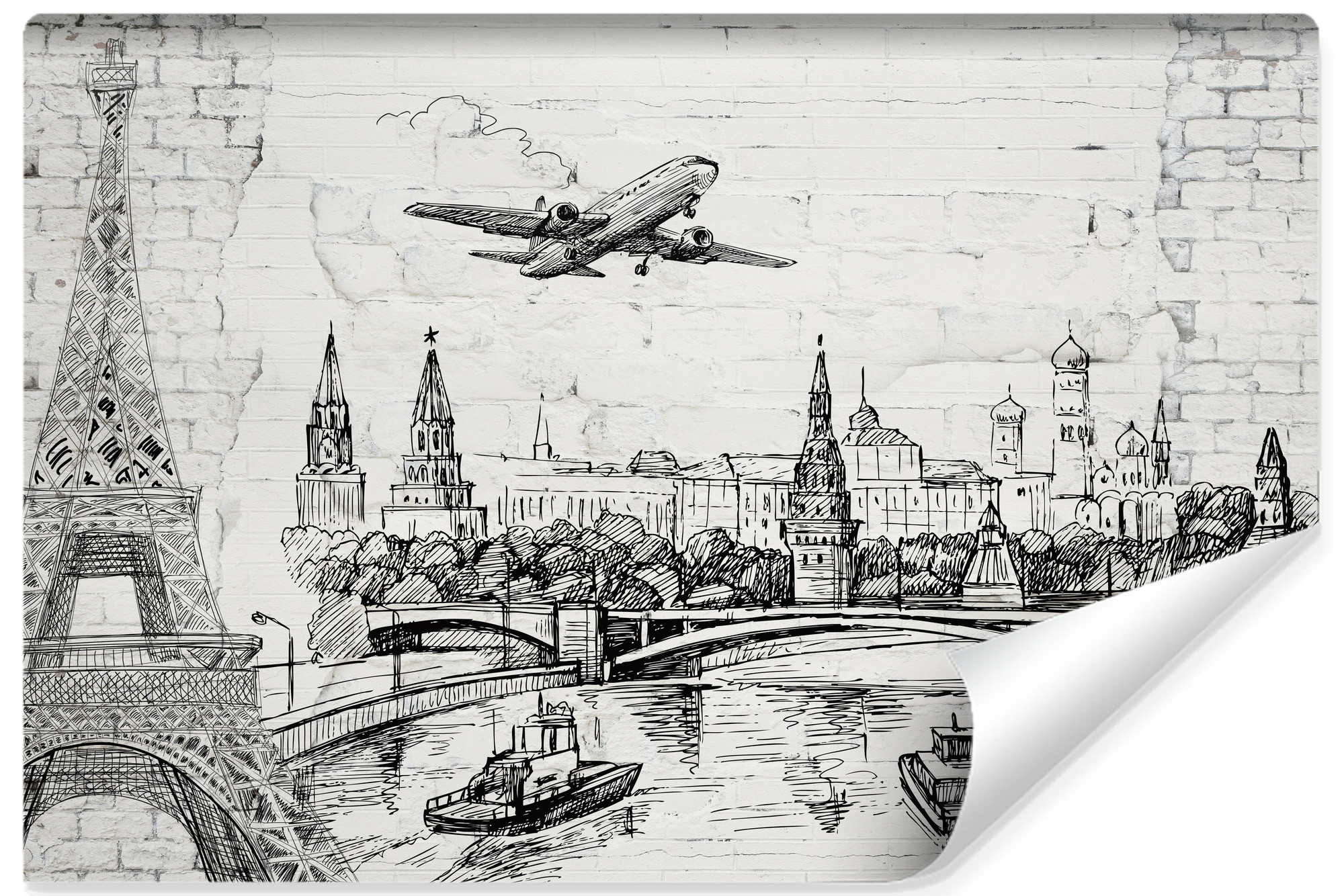Fototapeta Ścienna Światowe ZABYTKI Wieża Eiffla 90x60cm