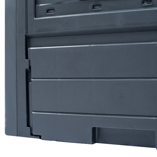 NNEVL Garden Composters 2 pcs Grey 60x60x73 cm 520 L
