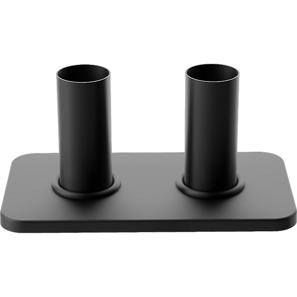 Mexen Uni-Term Ensemble double de masquage pour radiateur, noir - W910-000-70