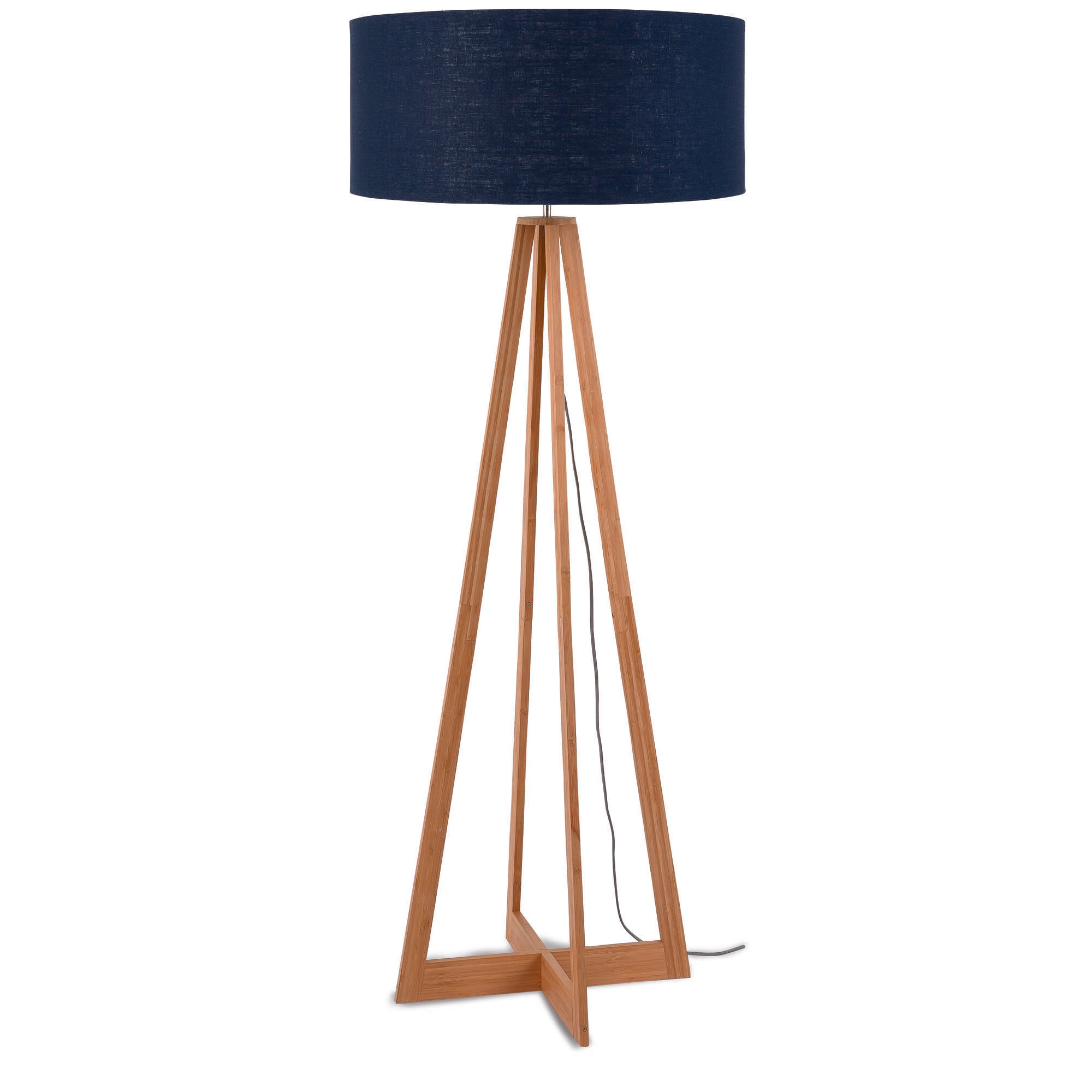GOOD&MOJO vloerlamp Everest - blauw - Ø60cm