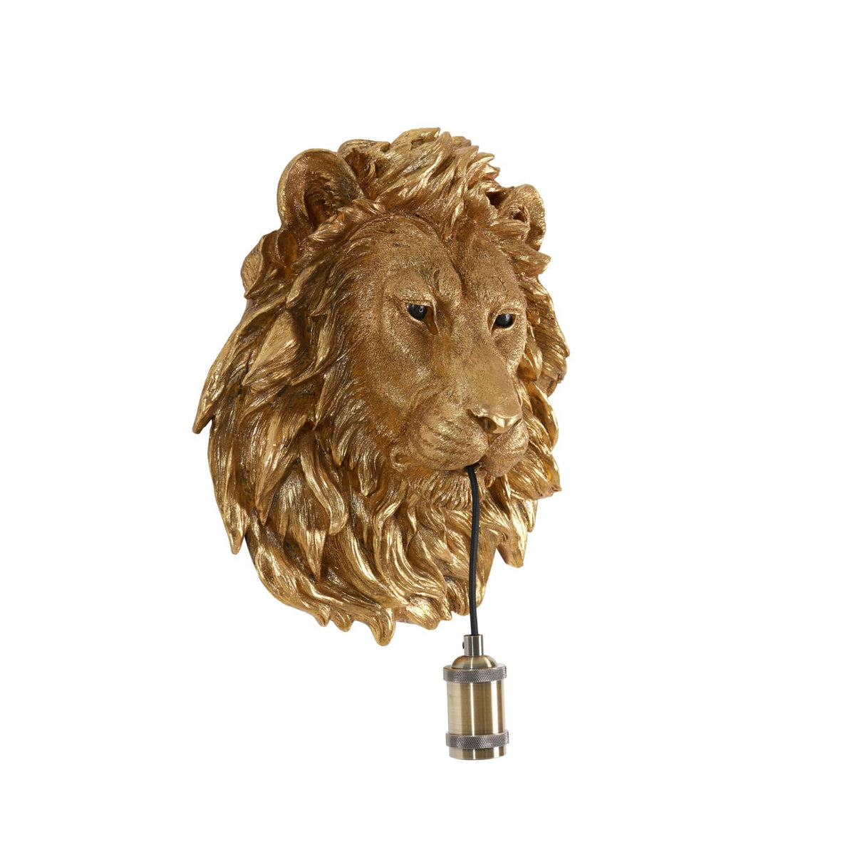 Light & Living wandlamp Lion - brons - 33.5x19x40.5cm