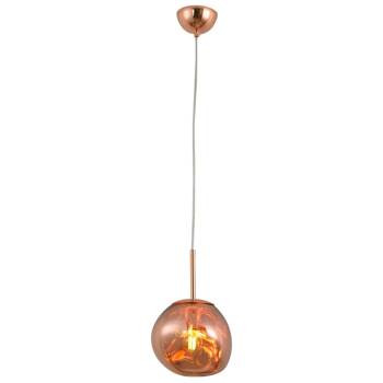 LAMPA WISZĄCA ognista GLAM S 18 cm miedziana