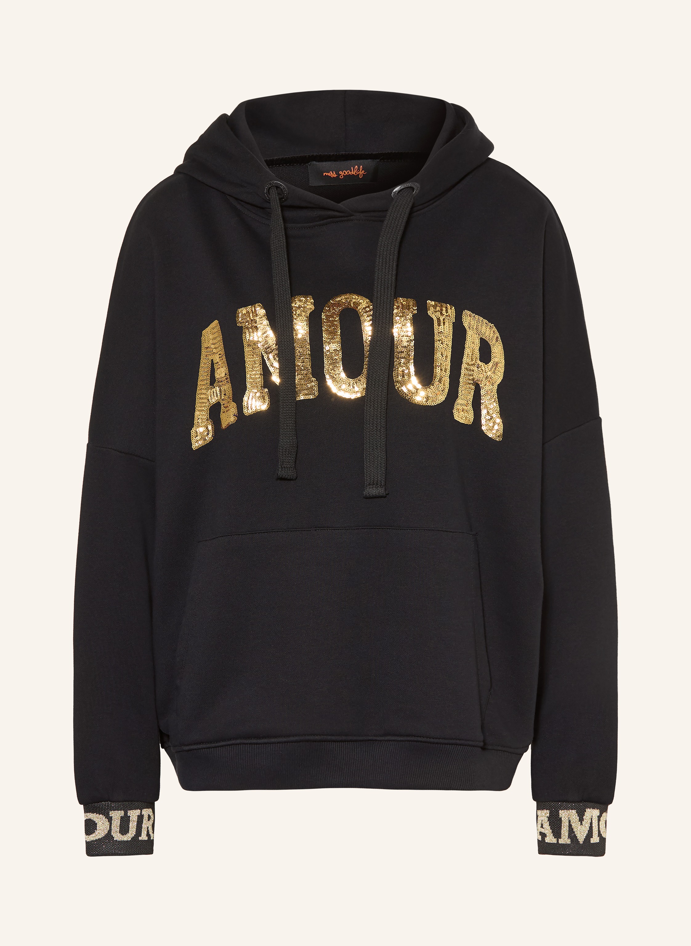 miss goodlife Oversized-Hoodie mit Pailletten