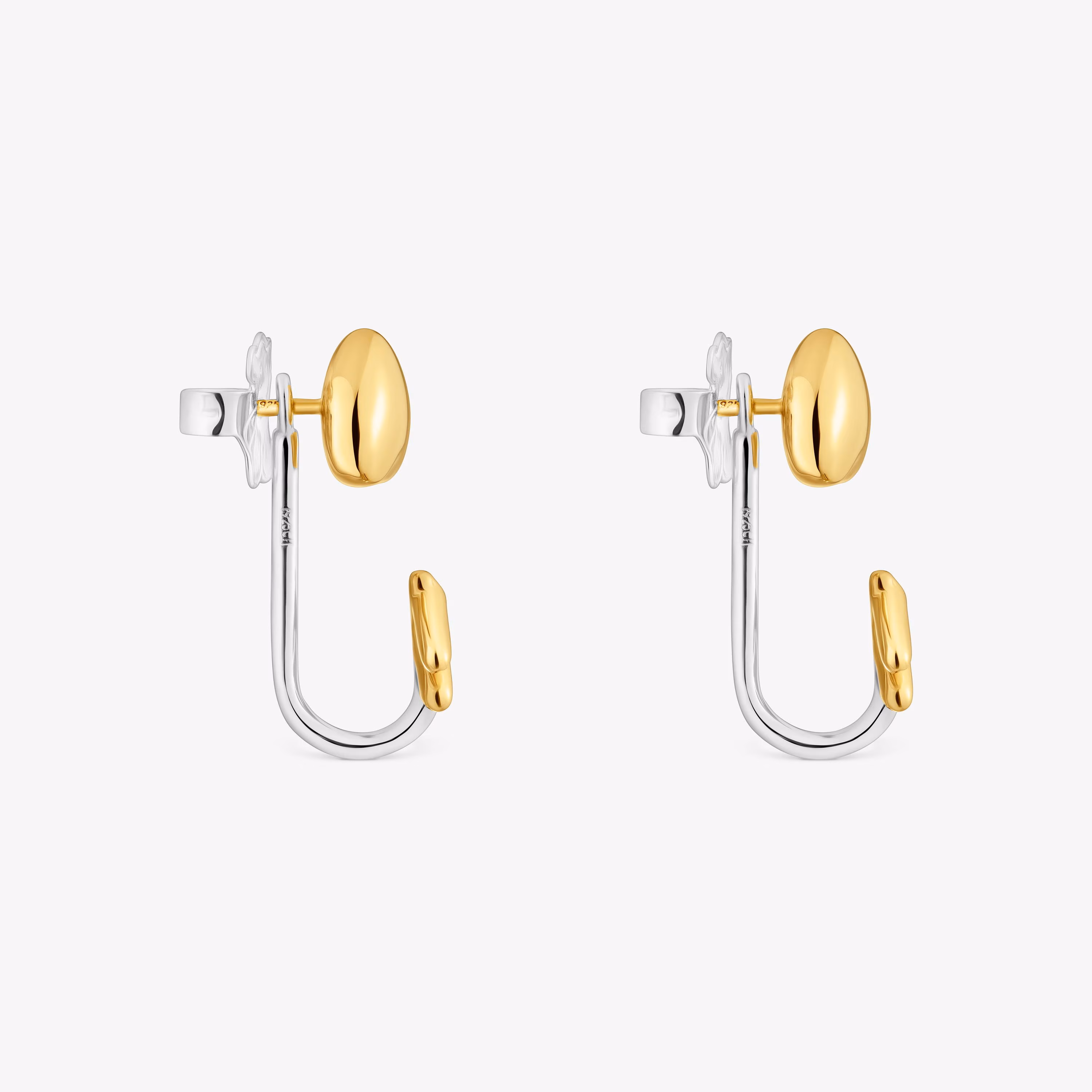 Pendientes bicolor TOUS Flechazo