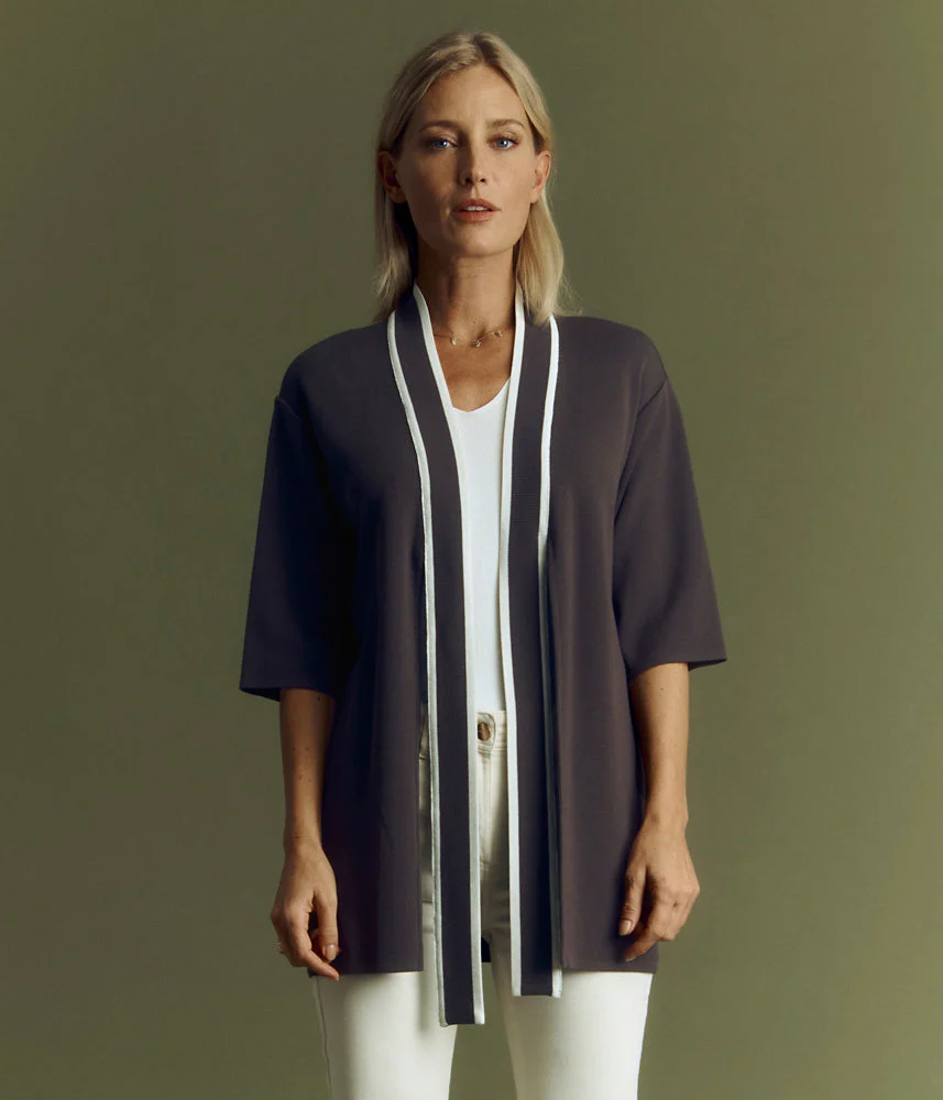 Veste maille en jersey de viscose stretch VODYANE/85142/791