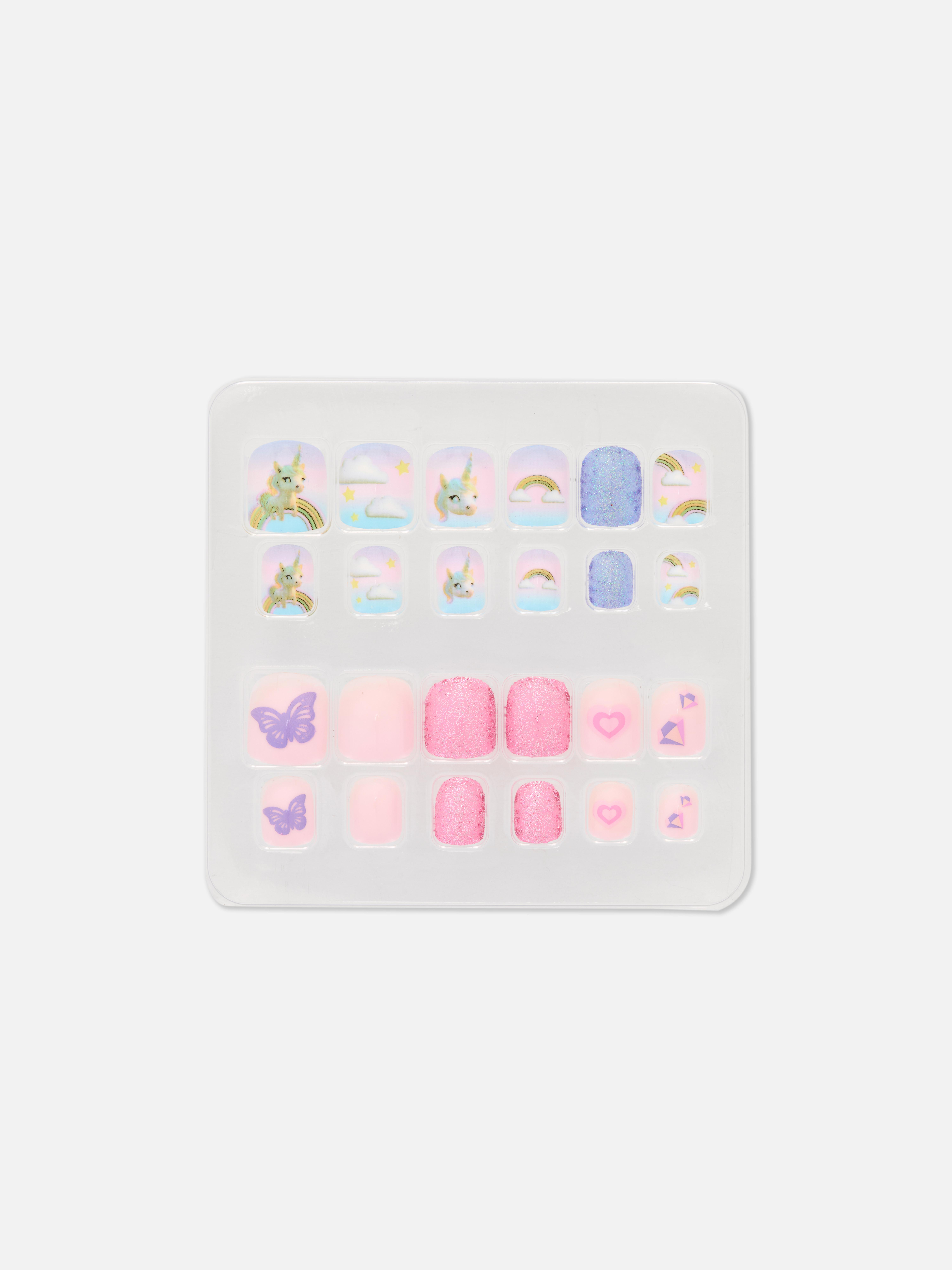 Multi Faux Nails Set