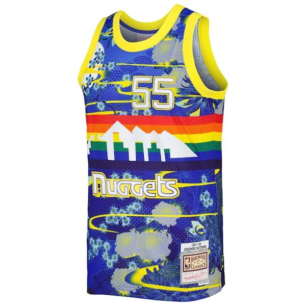 Dikembe Mutombo Denver Nuggets Hardwood Classics Lunar New Year Swingman Jersey - Blue