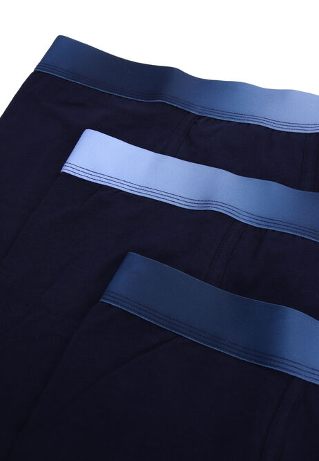 Mens 3pk Navy Ombre Keyhole Trunks