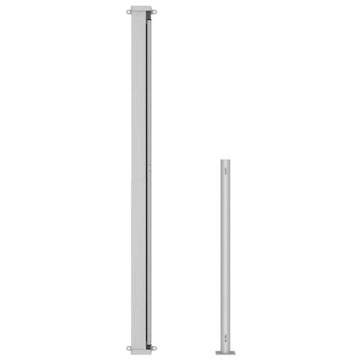 NNEVL Patio Retractable Side Awning 180x500cm Grey