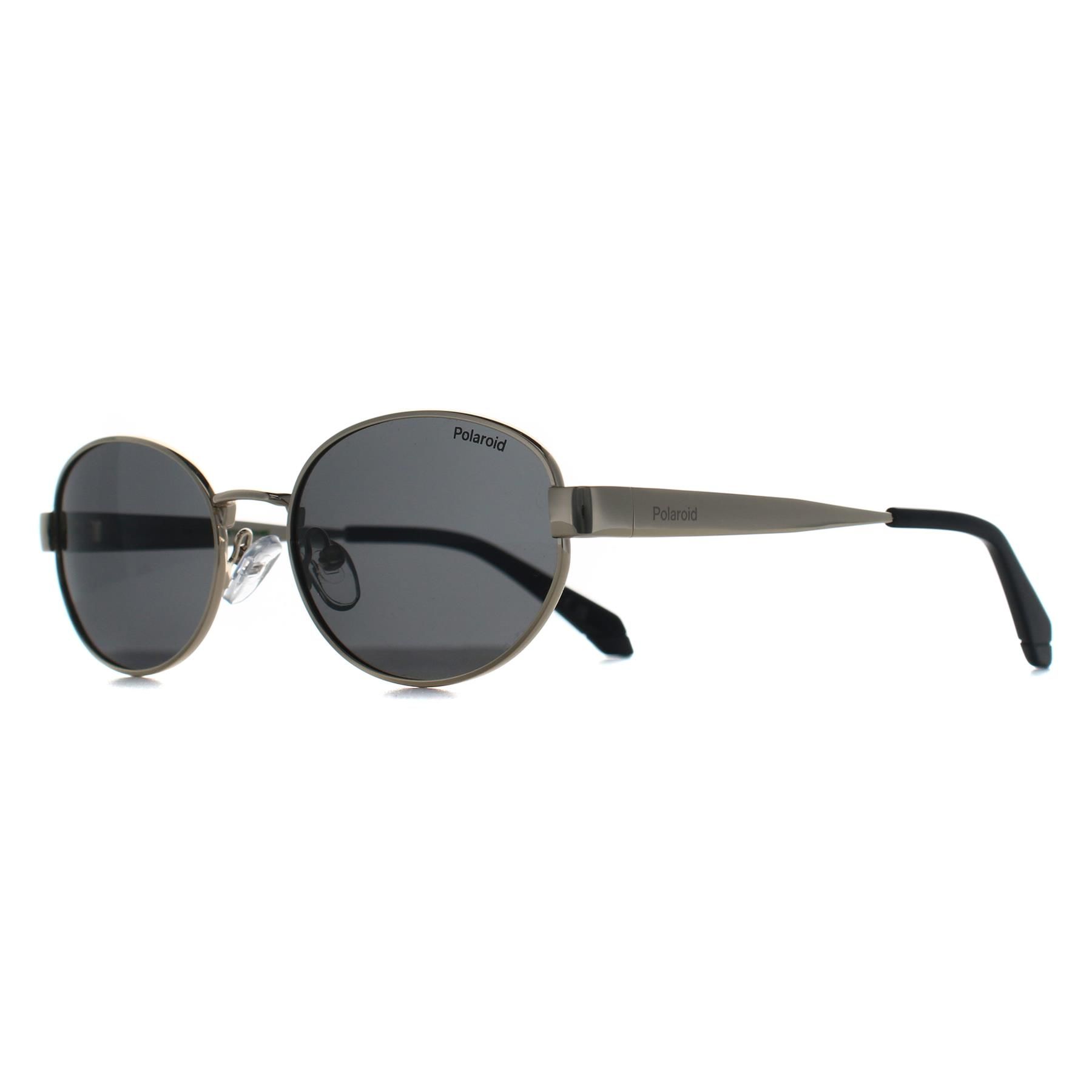 Polaroid Oval Gold Grey Polarized PLD 6254/S/X