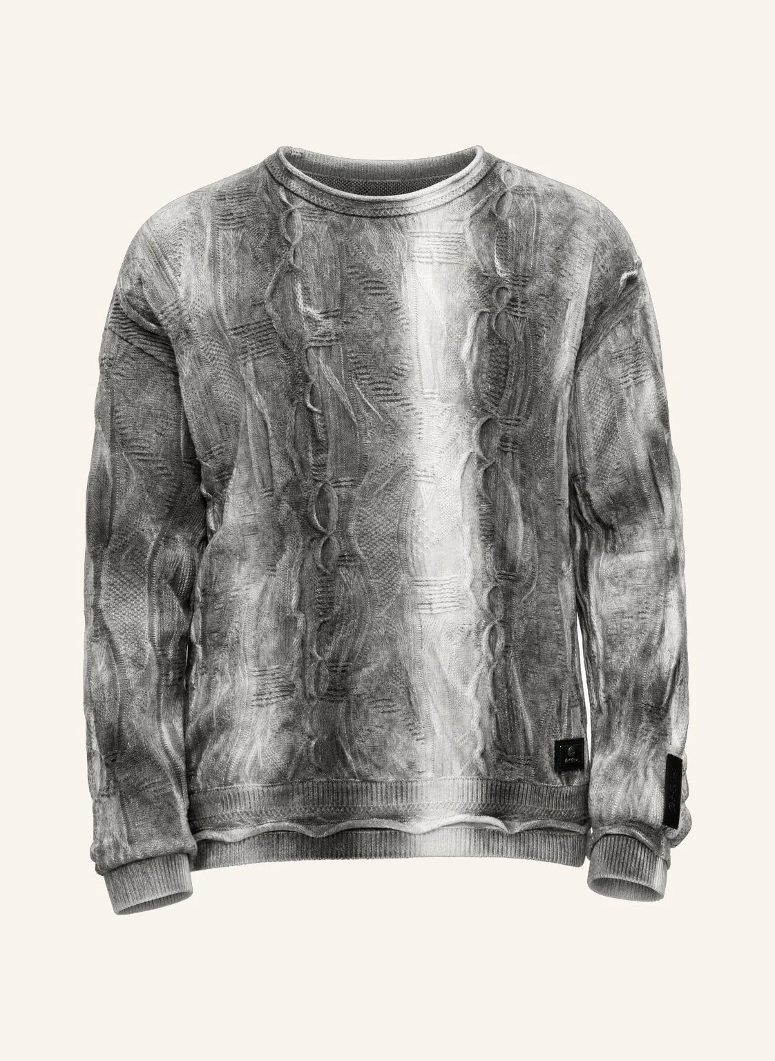 CARLO COLUCCI 3D-Knit Pullover - Liquid Stitches FIORITTO