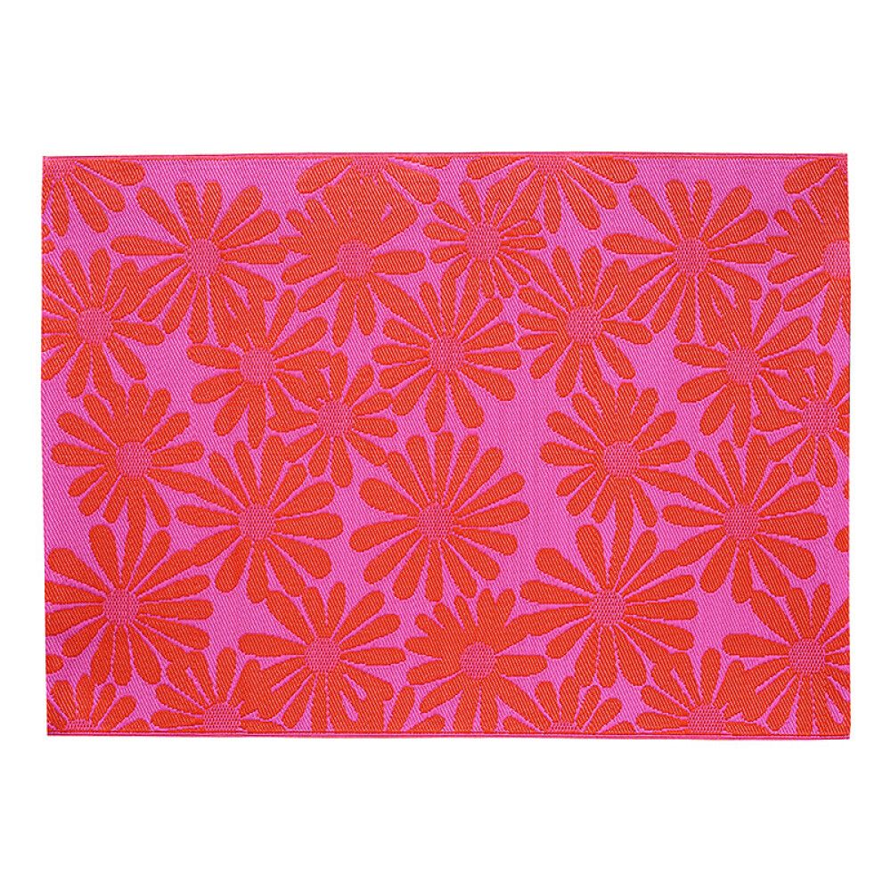UTETEPPE SWEET ROSA/RØD 180X270CM
