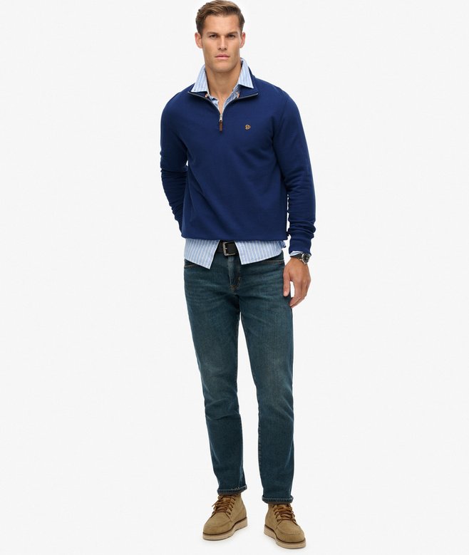Preppy Half Zip Jumper