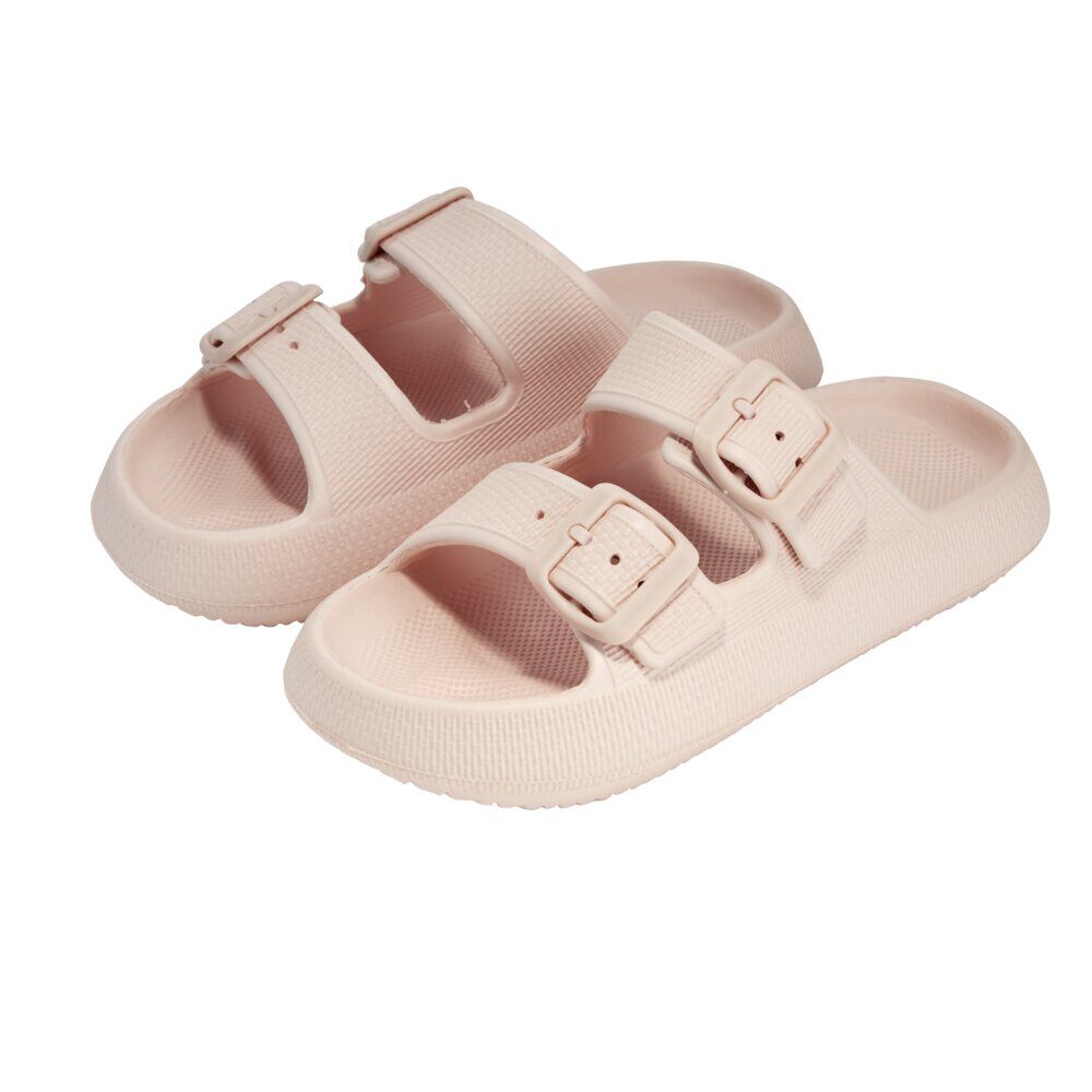 Sandales enfant 2 brides plastique rose 32/33