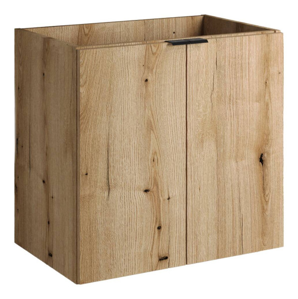 Szafka z Umywalką Nova Oak 120cm z Blatem i Dwiema Umywalkami Wiki