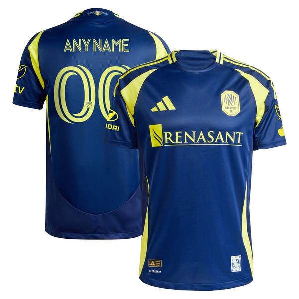Nashville SC adidas 2025 The Heart Of Nashville Kit Authentic Custom Jersey - Navy