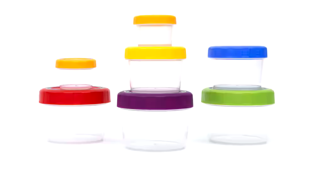 Surelock Portion Control Plastic Food Storage Container Set, 14-pc