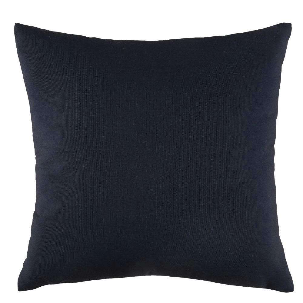 PRETORIA - Coussin motifs graphiques imprimés noirs et beiges 45x45