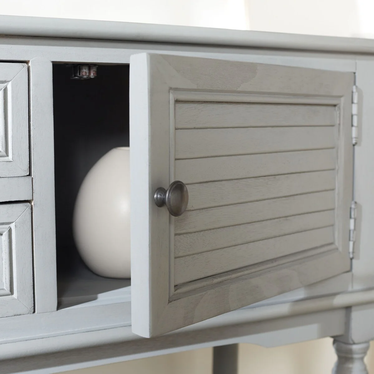 SAFAVIEH Vella 2-Drawer 2 Door Console Table - 47.3 W x 13 L x 29.5 H - 47Wx13Dx30H