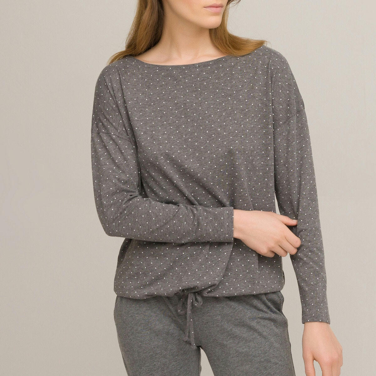 Pyjama en maille, manches longues