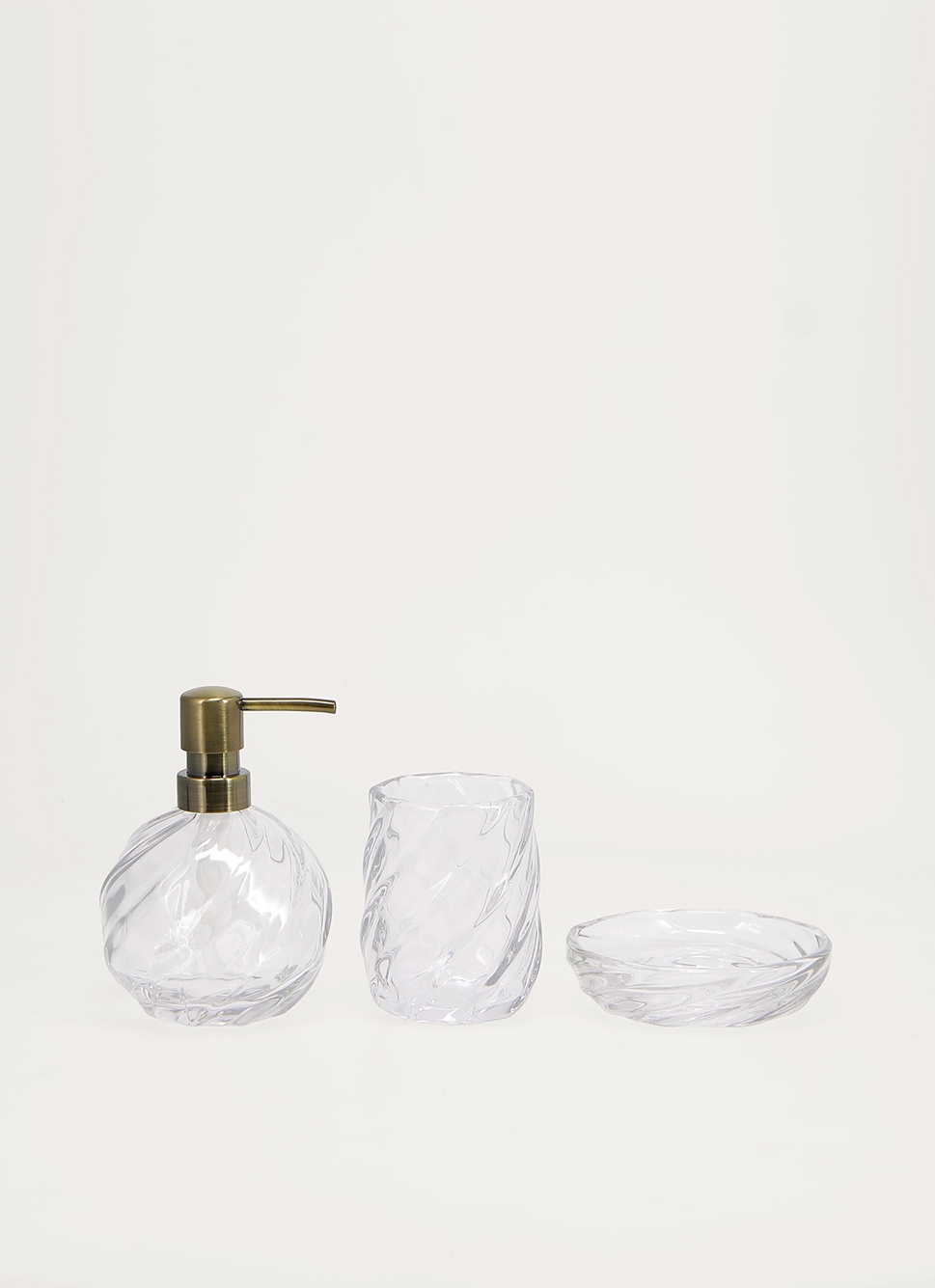 PORTE SAVON EN VERRE TRANSPARENT