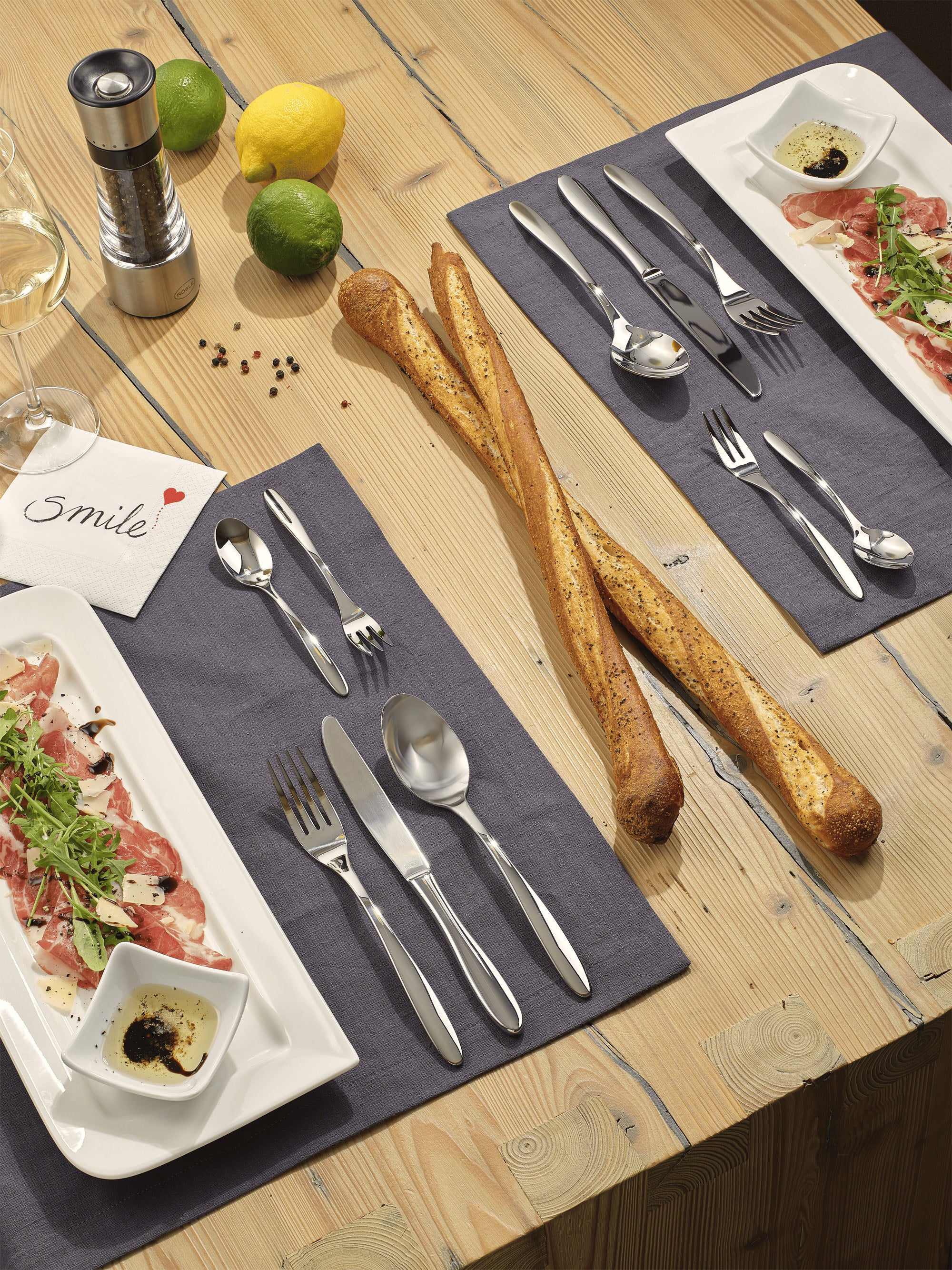 Edelstahl-Besteck-Set Culture, 12 Personen, 60er-Set