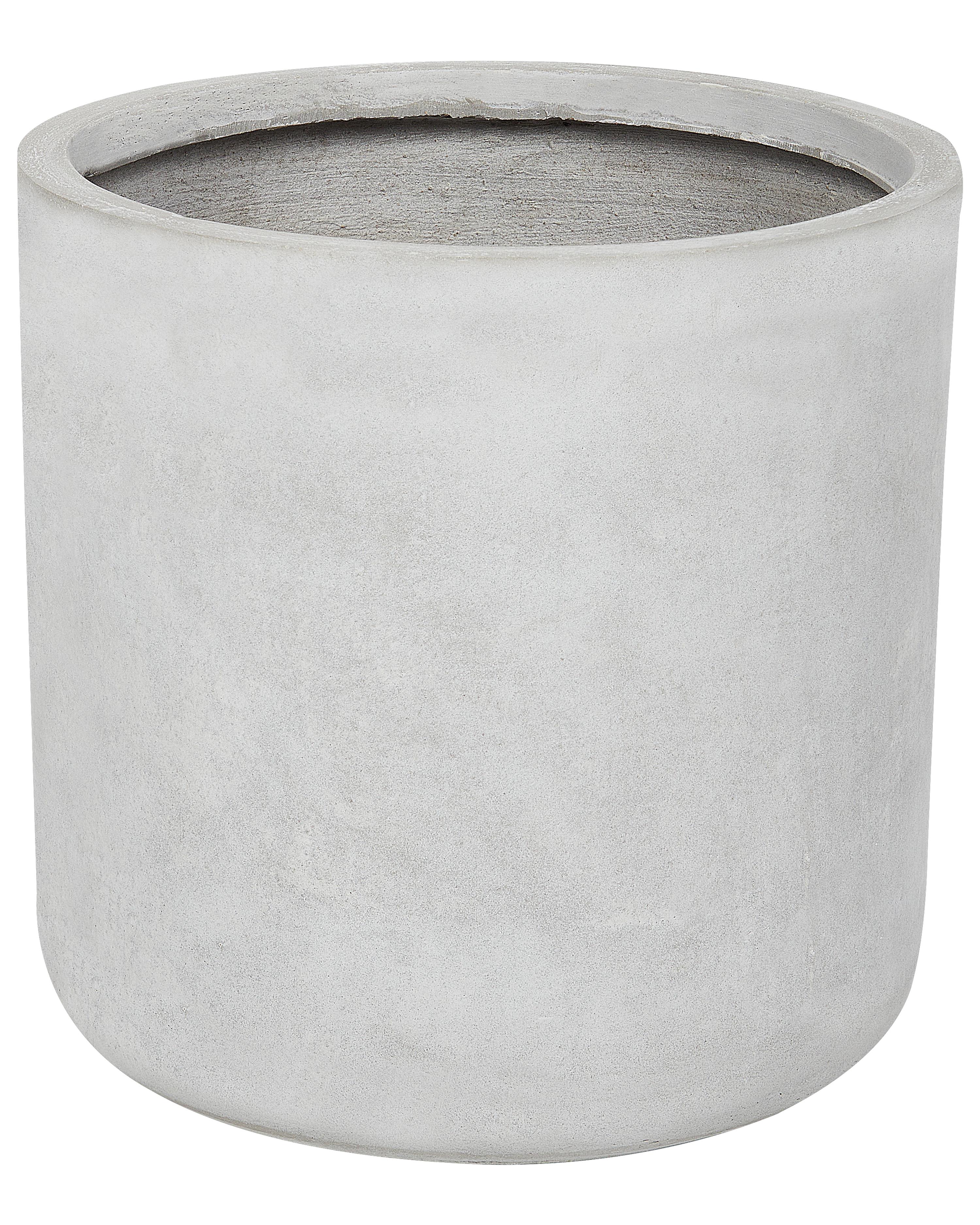 Plant Pot MESSENE 34 cm Light Grey