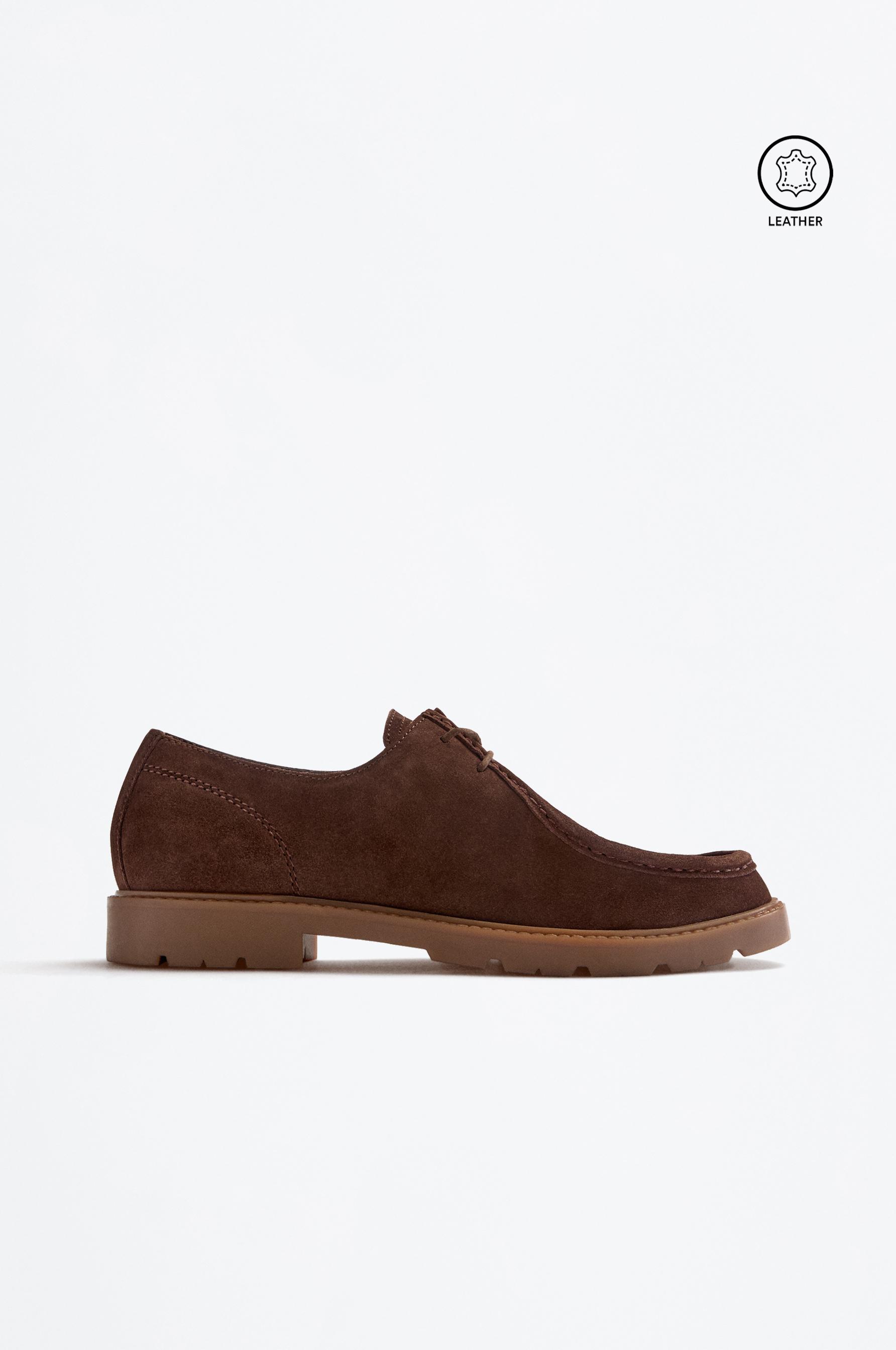 Zapato blucher piso track piel LEFTIES EDITION