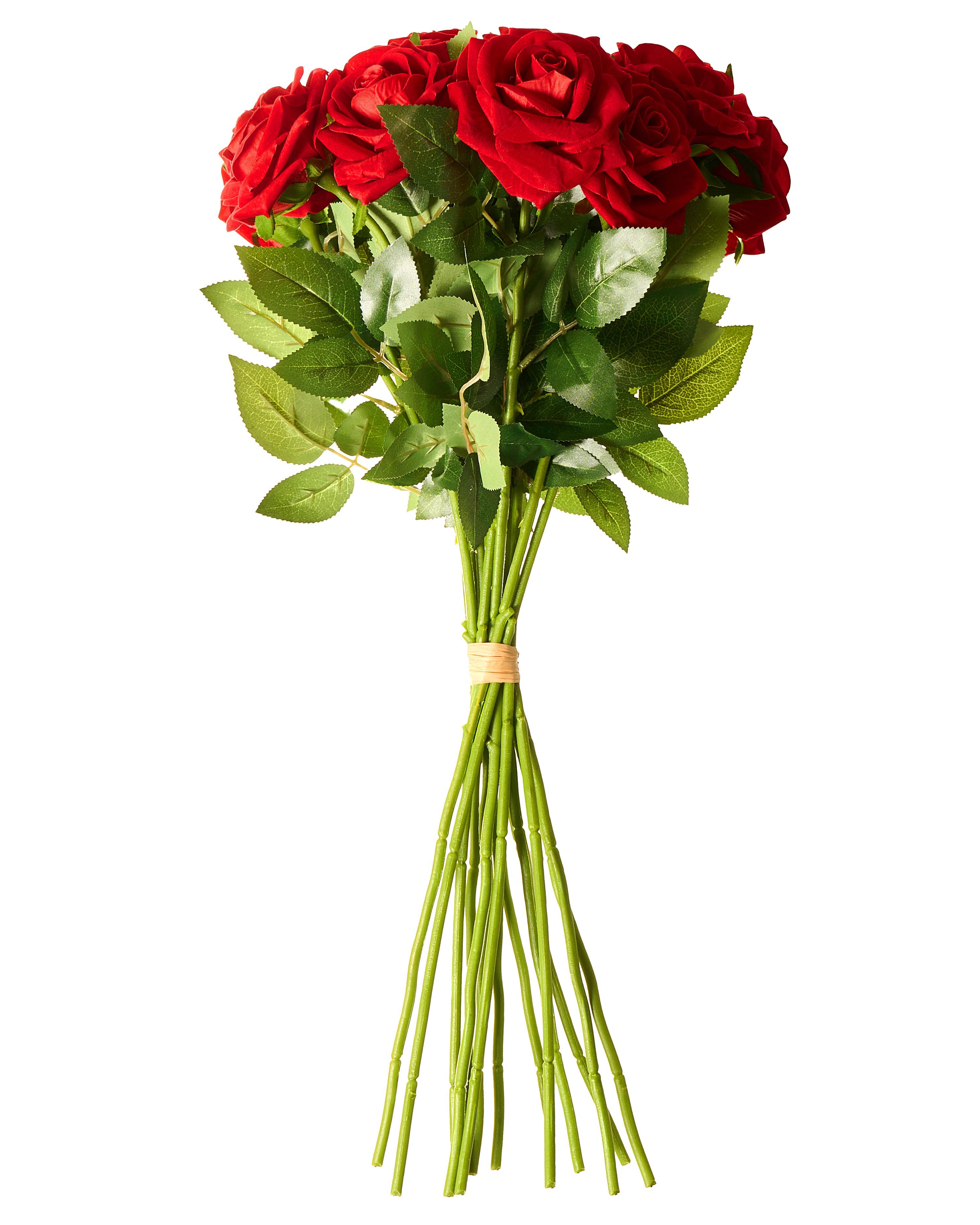 Artificial Flower Bouquet MAFRA 60 cm Red