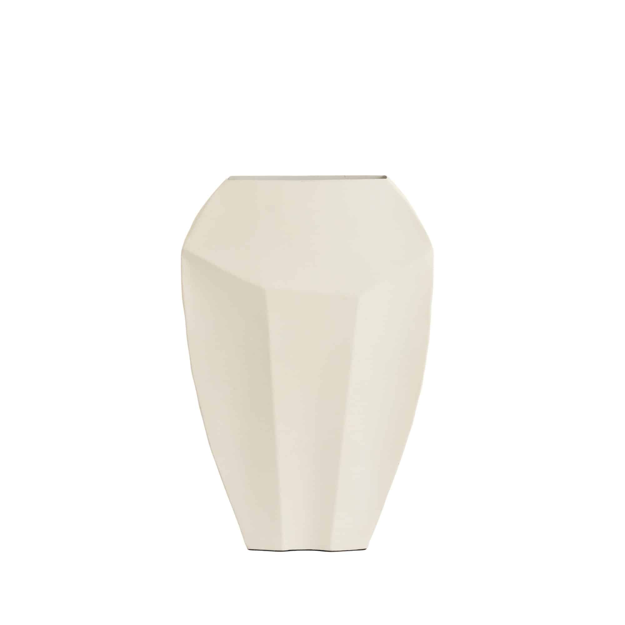 Light & Living vaas Cordoba - wit - 30x13x45cm