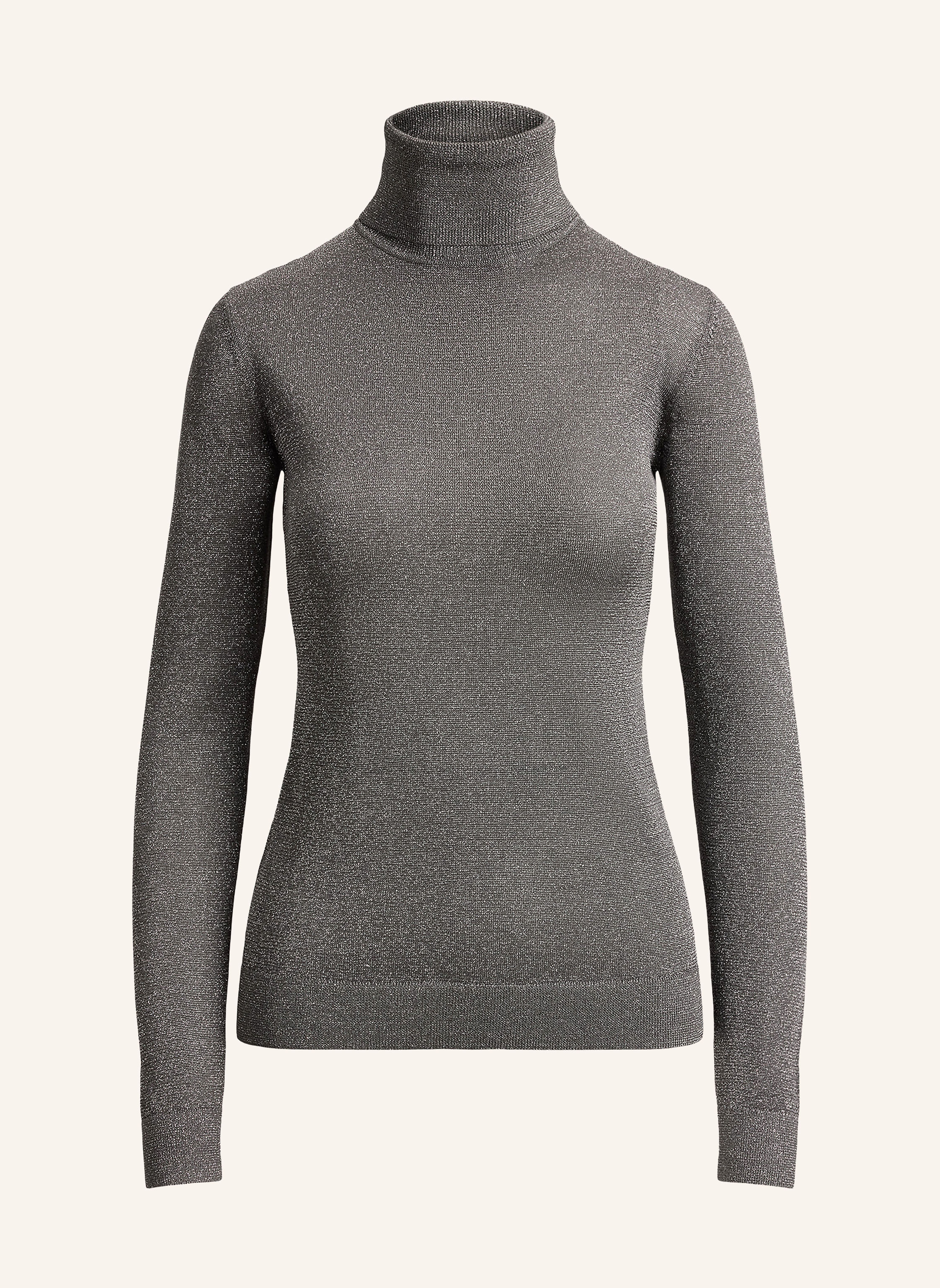 LAUREN RALPH LAUREN Rollkragenpullover mit Glitzergarn