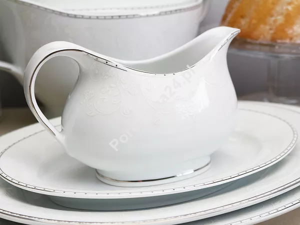 Serwis obiadowy na 12 osób (45el) Bogucice - Julia Platin Plus 1173