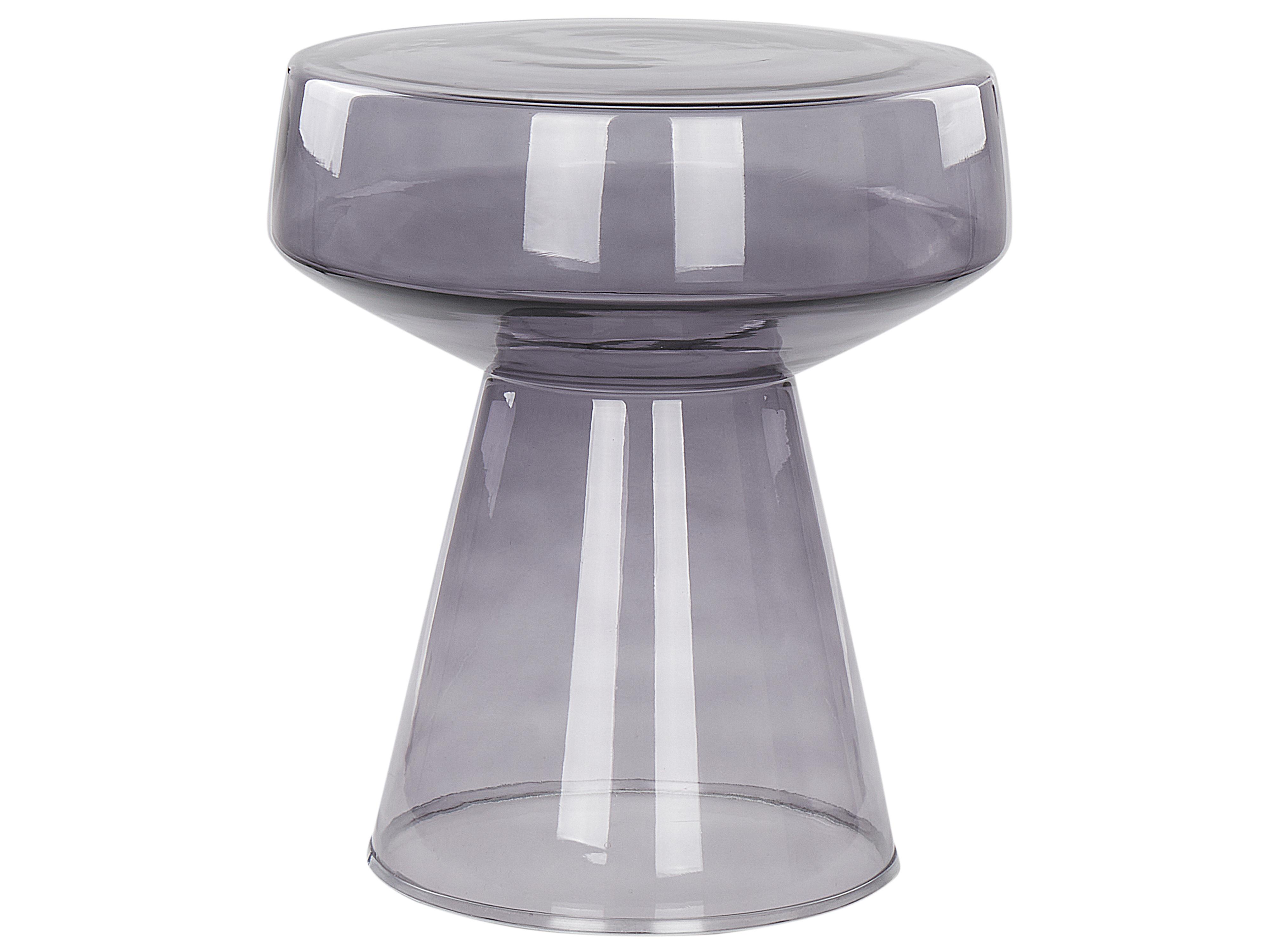 Side Table LAGUNA Glass Grey