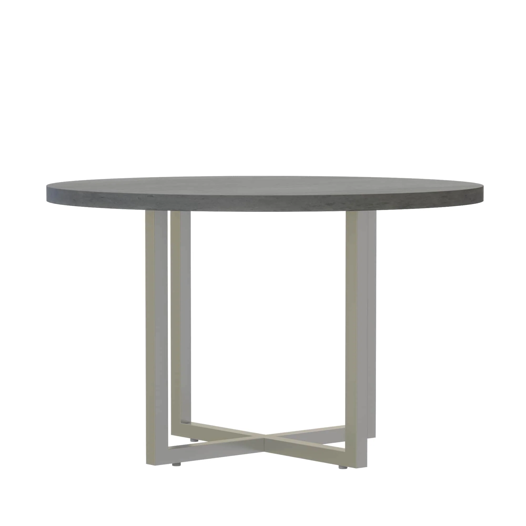 Mirella 42 Round Cafe Table, High-End Dining Table 29.5 Tall