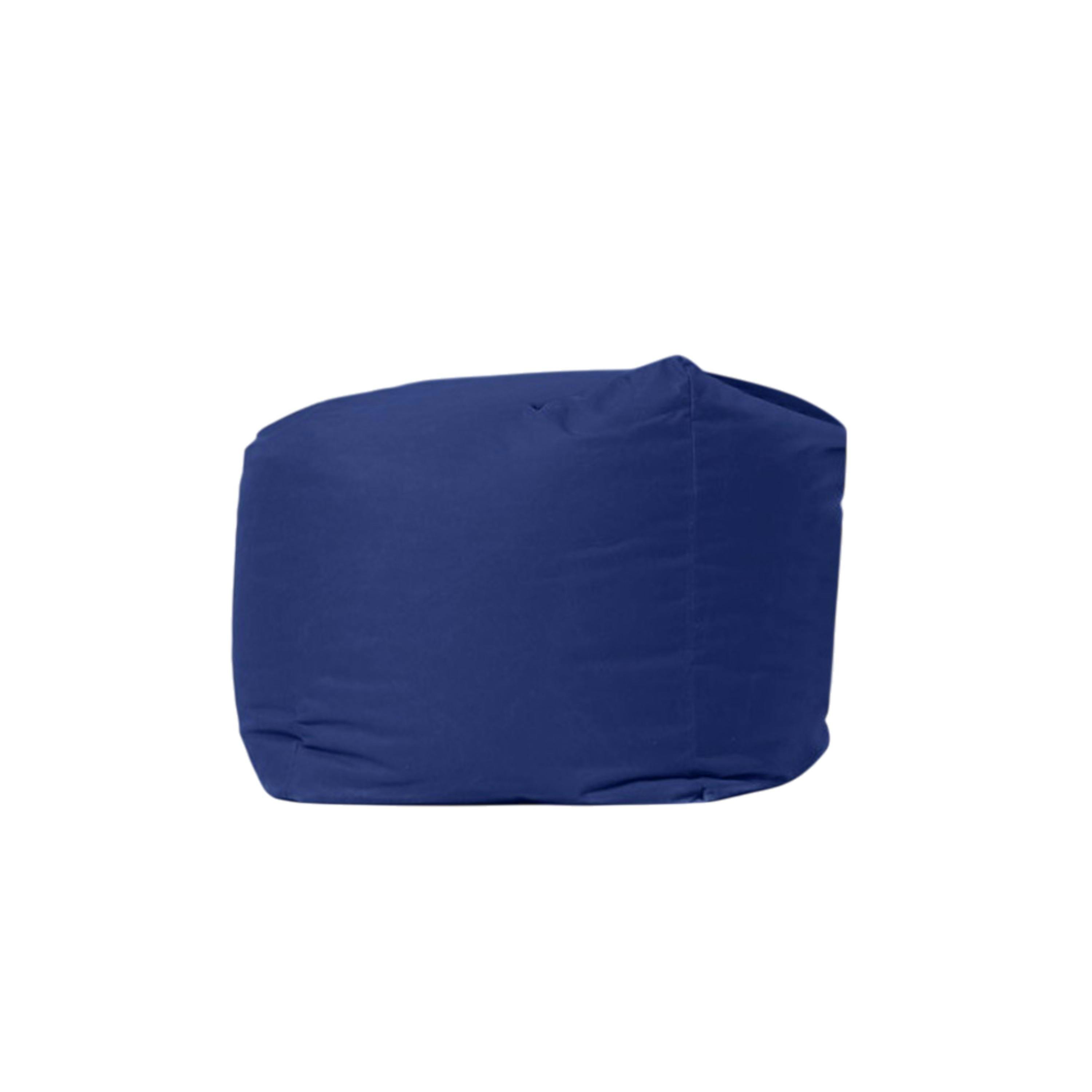 Pouf cube d'extérieur bleu ARTA