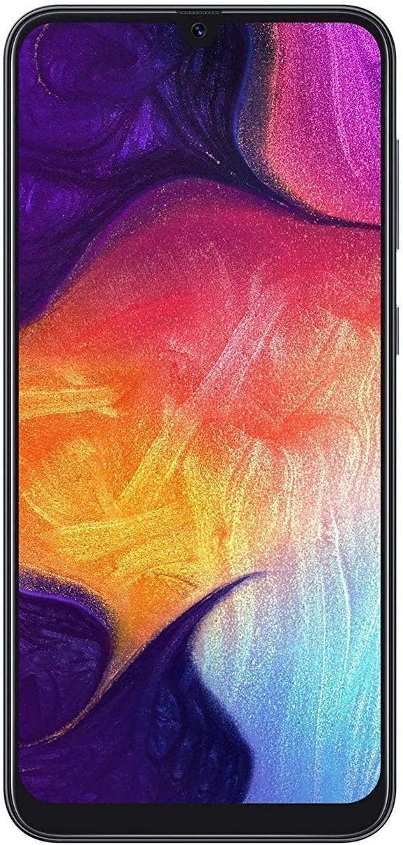 Samsung Galaxy A50, 64GB, Black - Unlocked (GSM Only) (Renewed)
