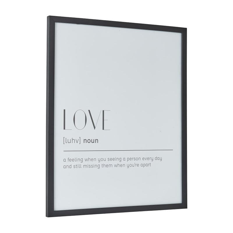 Fotolijst basic - zwart - 40x50 cm