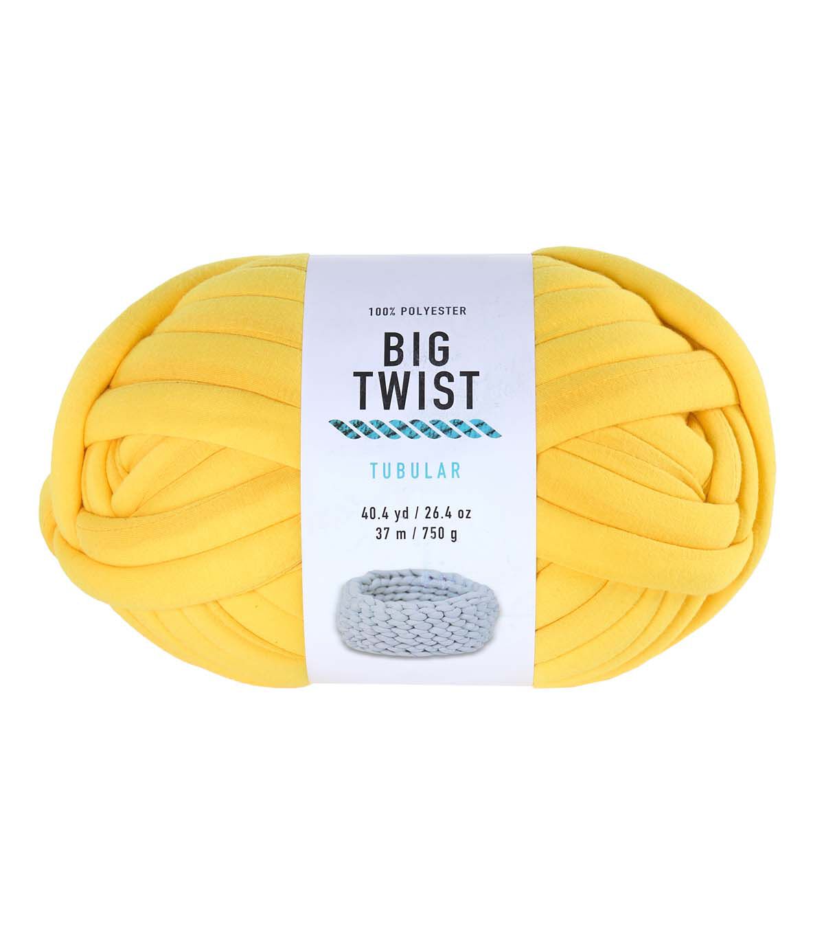 Tubular 40.5yds Jumbo Polyester Yarn Specialty by Big Twist