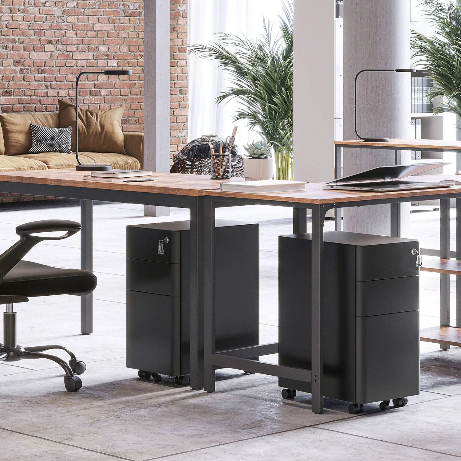 Caisson de bureau mobile 3 tiroirs