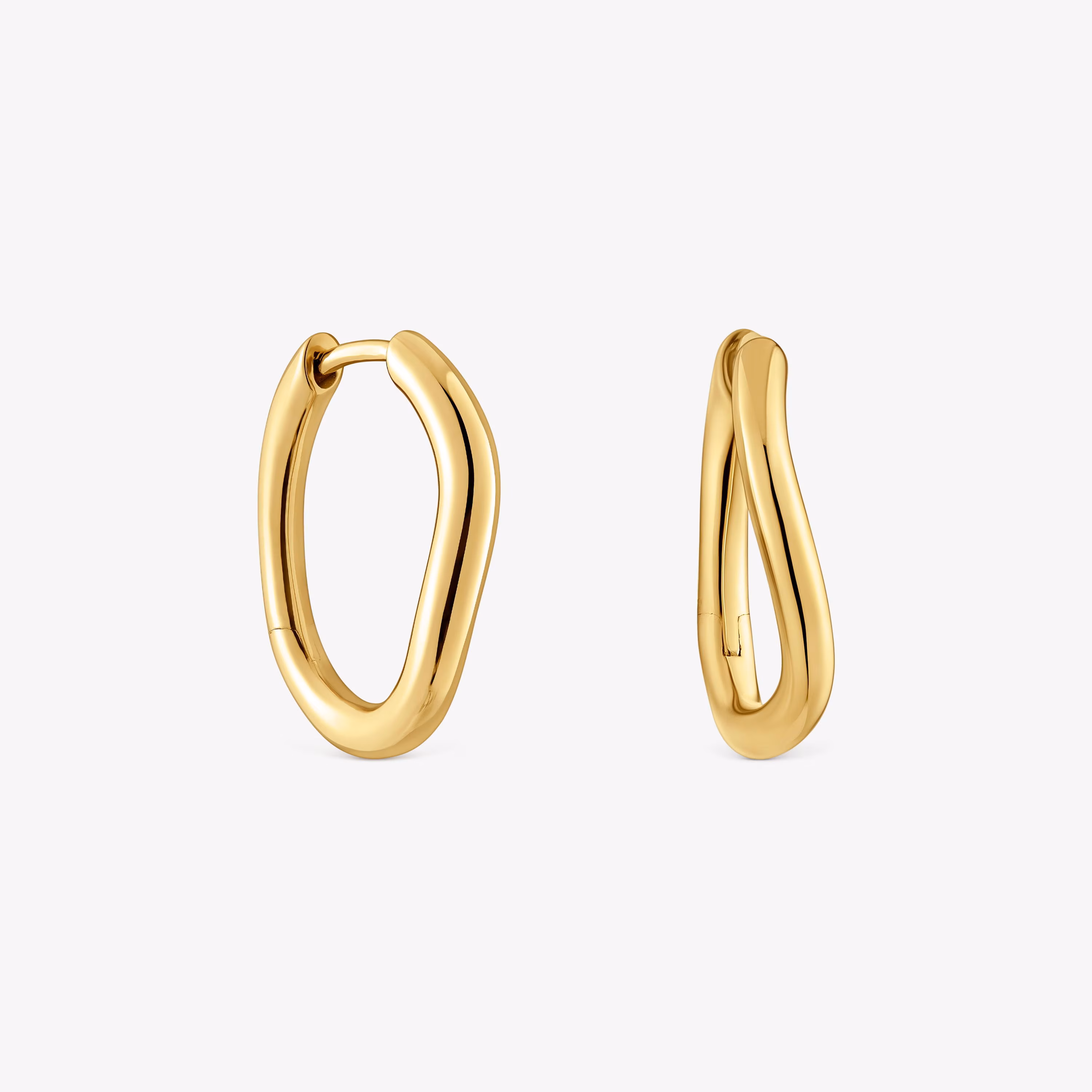 Pendientes aro de oro 14 mm New Hav
