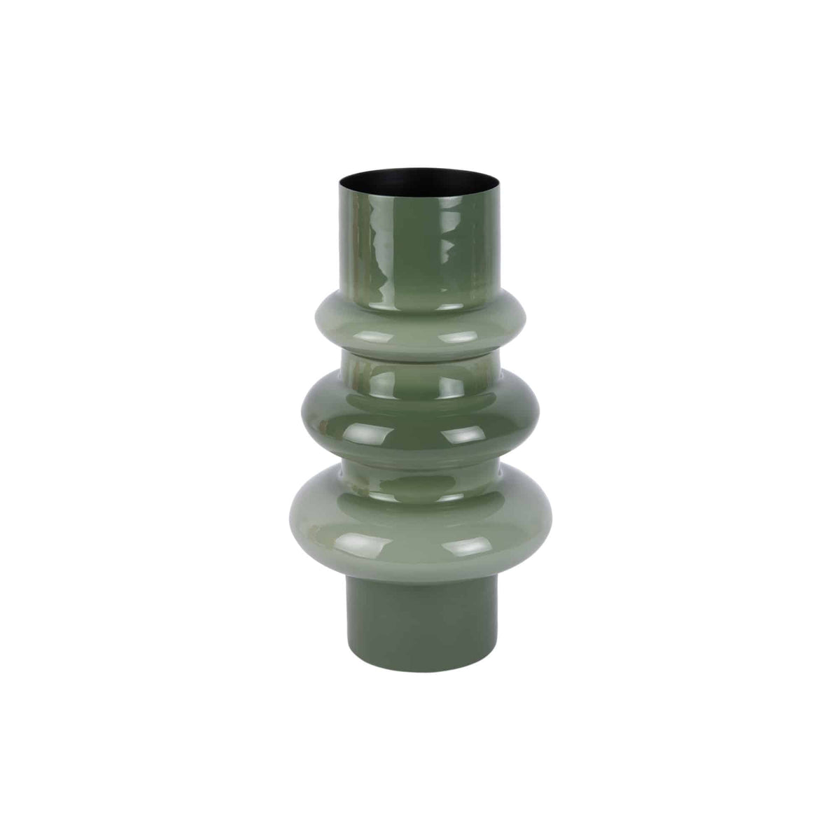 Present Time vaas Grato Small - groen - Ø17cm