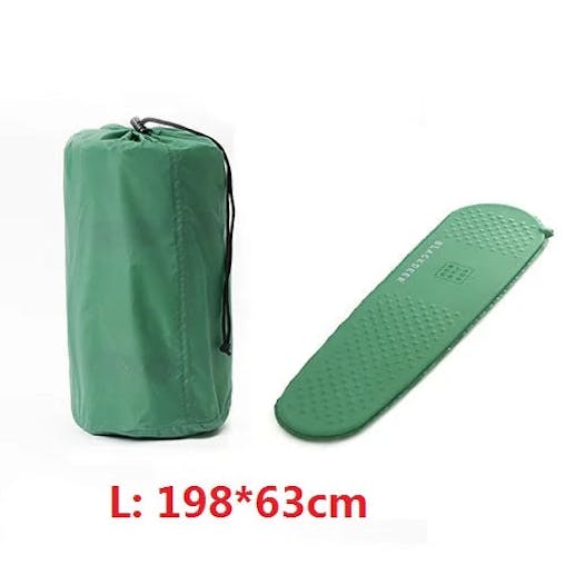 NNEOBA Ultralight Self-Inflating Sleeping Pad R-Value 3.2 Foam Mattress Army Green