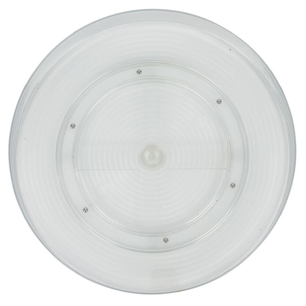 Plateau rotatif en plastique transparent - Ø29,4xH4cm