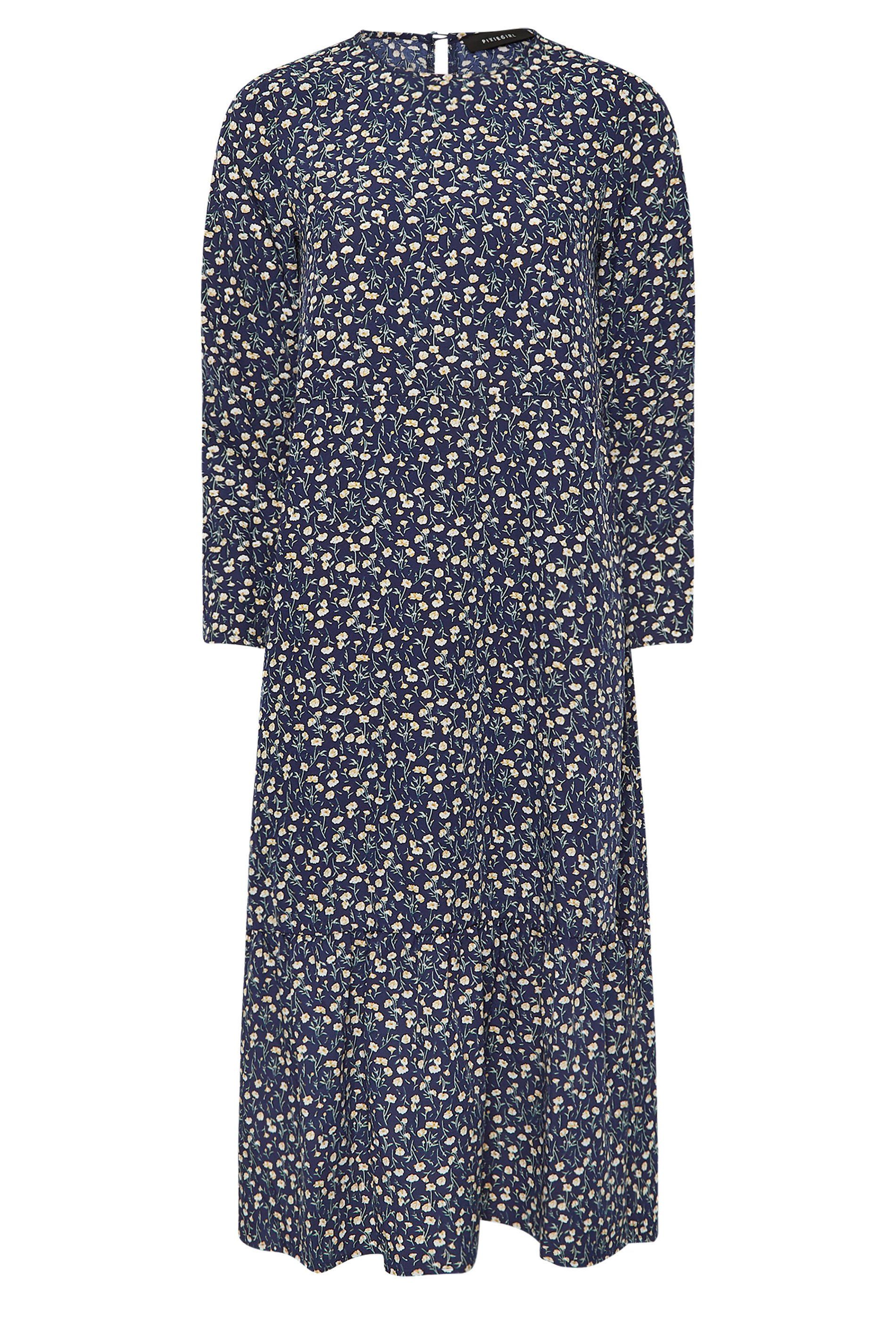 PixieGirl Petite Floral Sleeved Dress