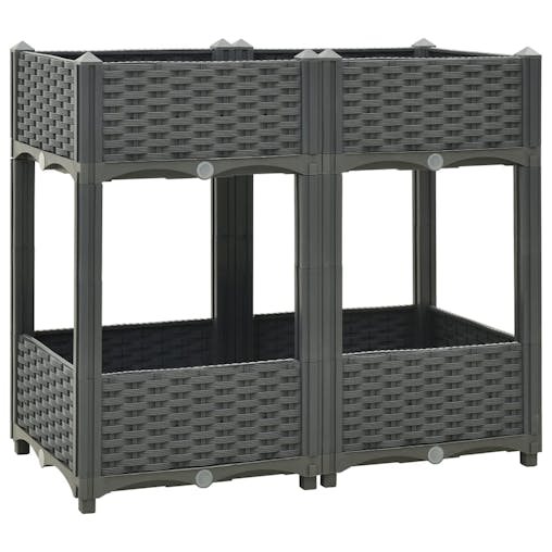 NNEVL Raised Bed 80x40x71 cm Polypropylene